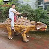 Children Amusement Park Animatronic Mechanical Dinosaur Ride