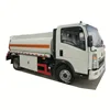 Sinotruk 5000Liters 4x2 aluminum stainless steel fuel tanker transporter truck