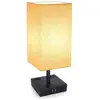 UL Standard usb charging port led table light with AC outlet for hotel mobile charge