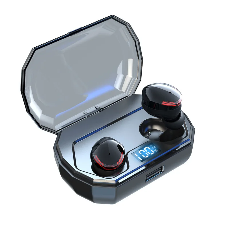 Bluetooths V5.0 Touch Control Headset IPX7 Waterproof 2000mAh Charging Case Wireless Bluetooth Earphone with LCD Display Screen
Bluetooths V5.0 Touch Control Headset IPX7 Waterproof 2000mAh Charging Case Wireless Bluetooth Earphone with LCD Display Screen