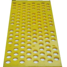 double deck vibrating dewatering screen pu sieve mesh screen panel