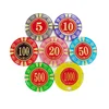 top selling transparent acrylic Big Value Plastic Poker chips