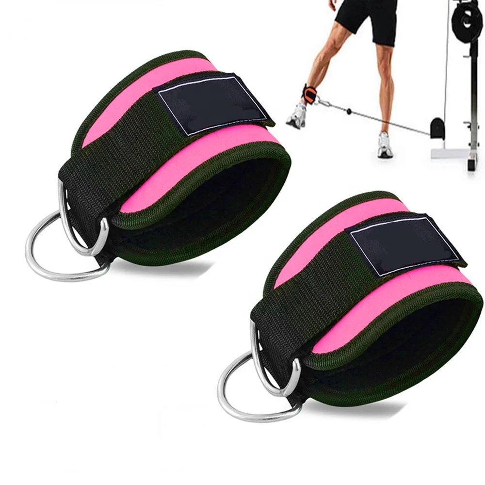Fitness Weight Lifting Padded Ankle Strap Ankle Protector D Ring Gym Ankle Support Strap OEM Available
Fitness Weight Lifting Padded Ankle Strap Ankle Protector D Ring Gym Ankle Support Strap OEM Available