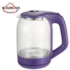 Cordless Hot Water Boiler LED Glass Kettle Electric Kettle BPA-Free Glass 1.8L 1500W Pyrex Glass Tea Kettle