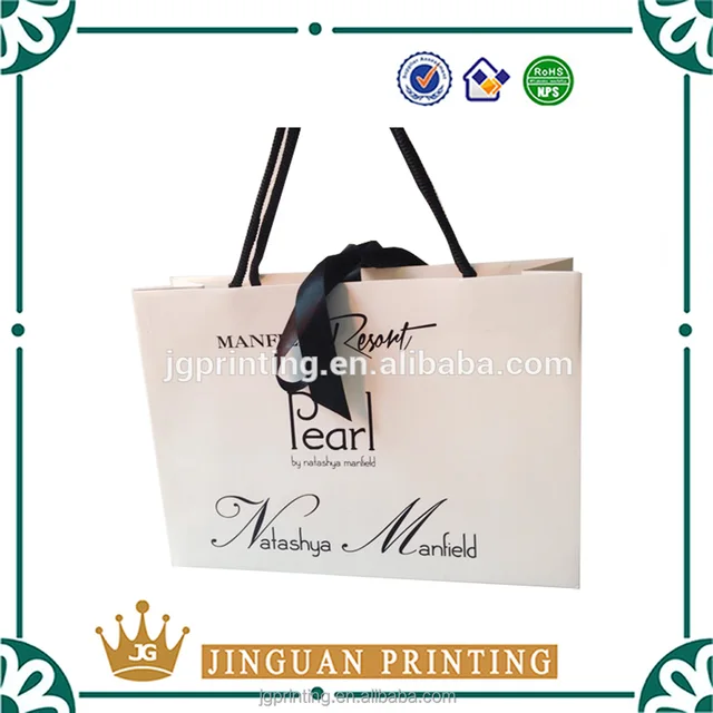 luxury shopping packaging elegant gift paper pack custom printed