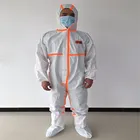 Wholesale Cheap disposable microporous coveralls with hood