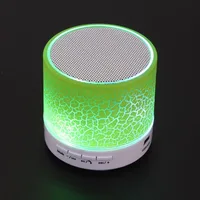 

Wholesale supplier Mini bluetooths Speaker with Light Portable Speakers Support U Disk Card TF Radio Mode