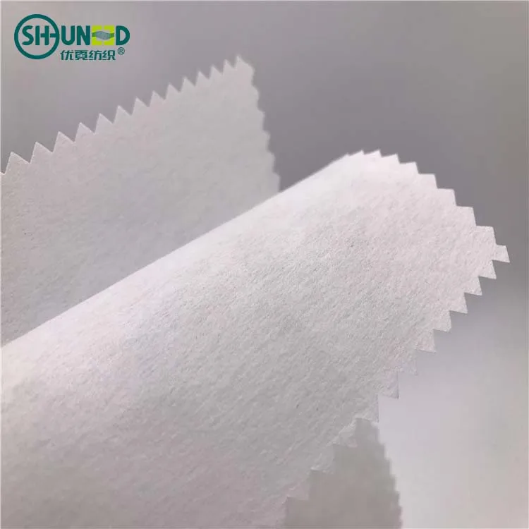 Eco-friendly SGS carded polyester/viscose easy tear away embroidery backing nonwoven fabric embroidery backing paper R8060C-3