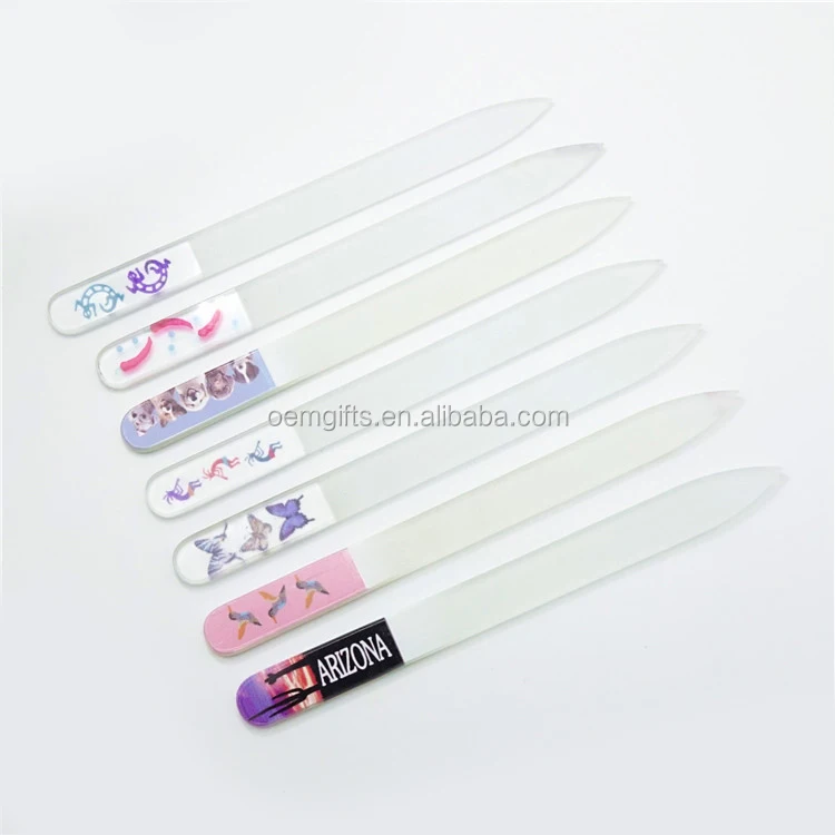 Unionpromo Durable Crystal Glass Nail File Custom Logo Wholesale Gift for Professional Nail Care