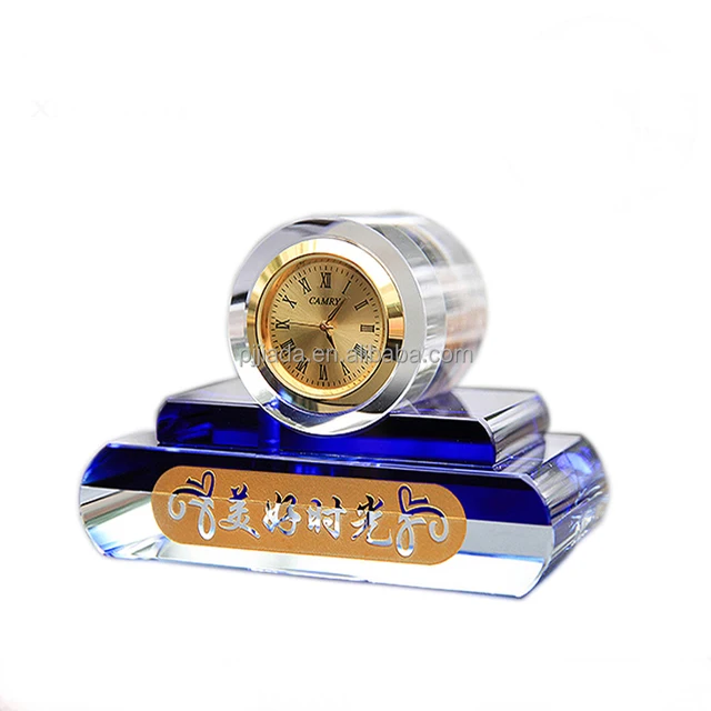decor diy creative birthday gift table clocks imitation crystal