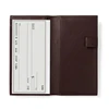 Business Leather Checkbook Organizer Check book holder wallet with pen holder