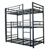 Bedroom furniture Iron 3 Layer Triple Metal bunk bed,Cheap adult Metal Triple bed
