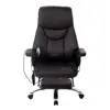 8 Point Massage Office Chairs Soft PU Leather Office Massage Chair