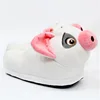 NEW Fuzzy Cute Pink Pig Slippers for Women Animal Slip-On Plush Novelty