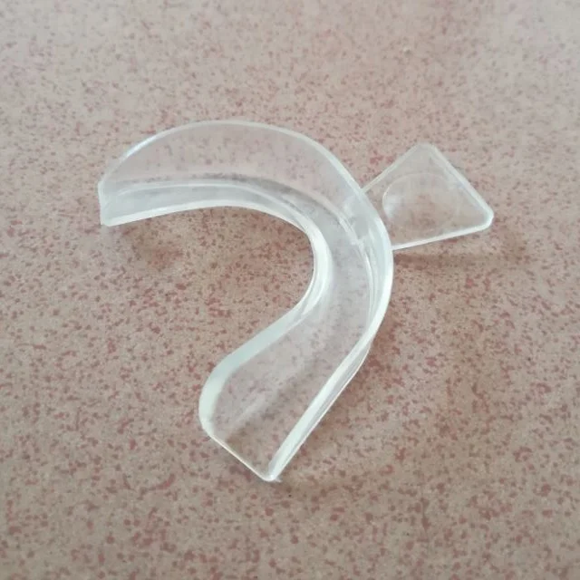 Food grade safe material teeth whitening thermoplastic mouth tray, Clear or custom color
Food grade safe material teeth whitening thermoplastic mouth tray, Clear or custom color