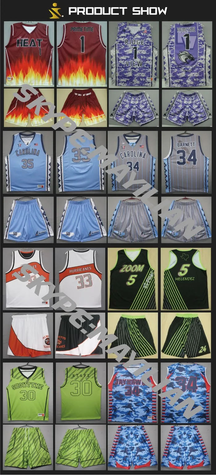 100%ポリエステルカレッジバスケットボールジャージー2014デザイン可逆最新デザイン安いバスケットボールユニフォーム仕入れ・メーカー・工場