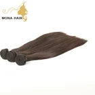 Top grade natural color hair silky straight virgin human hair extensions unprocessed long straight hair