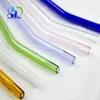 Heat resistant pyrex glass straw with various colors,borosilicate glass tube glass straw
