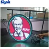 Outdoor P8mm Digital Advertising WIFI/USB function Round Sign Led Screen