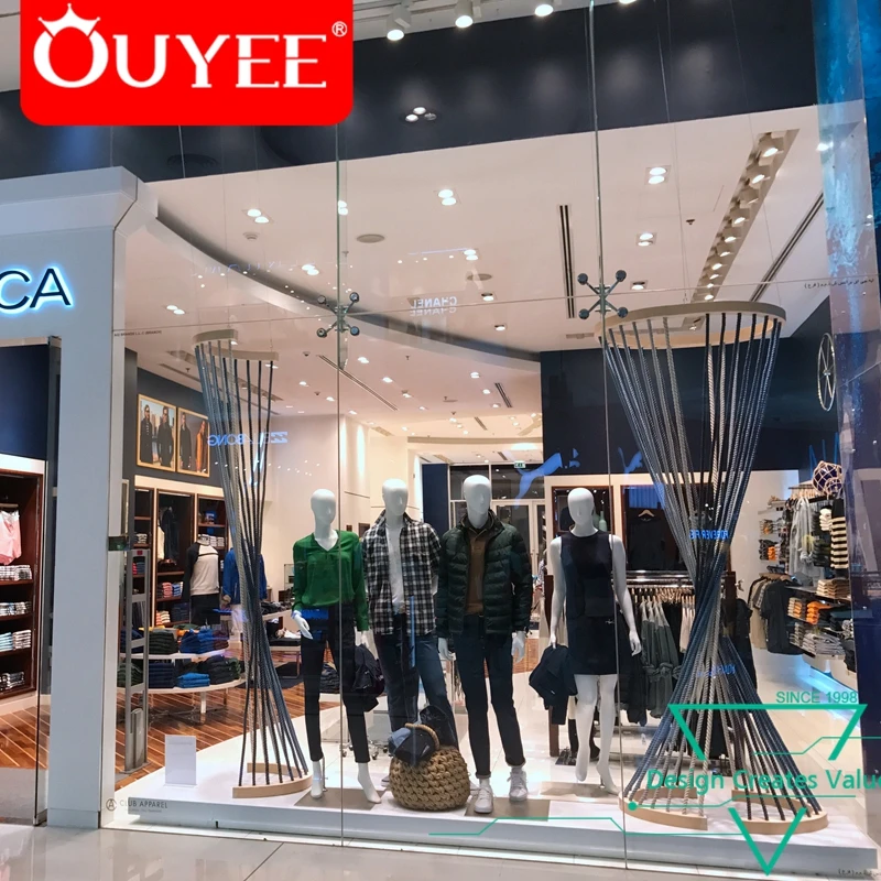 Showroom Interior Design Garment Shop Names Men S Clothes Glass Display Showcase View Glass Display Showcase Ouyee Product Details From Guangzhou