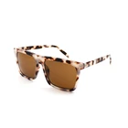 Shades retro rectangle shiny demi vintage sunglasses