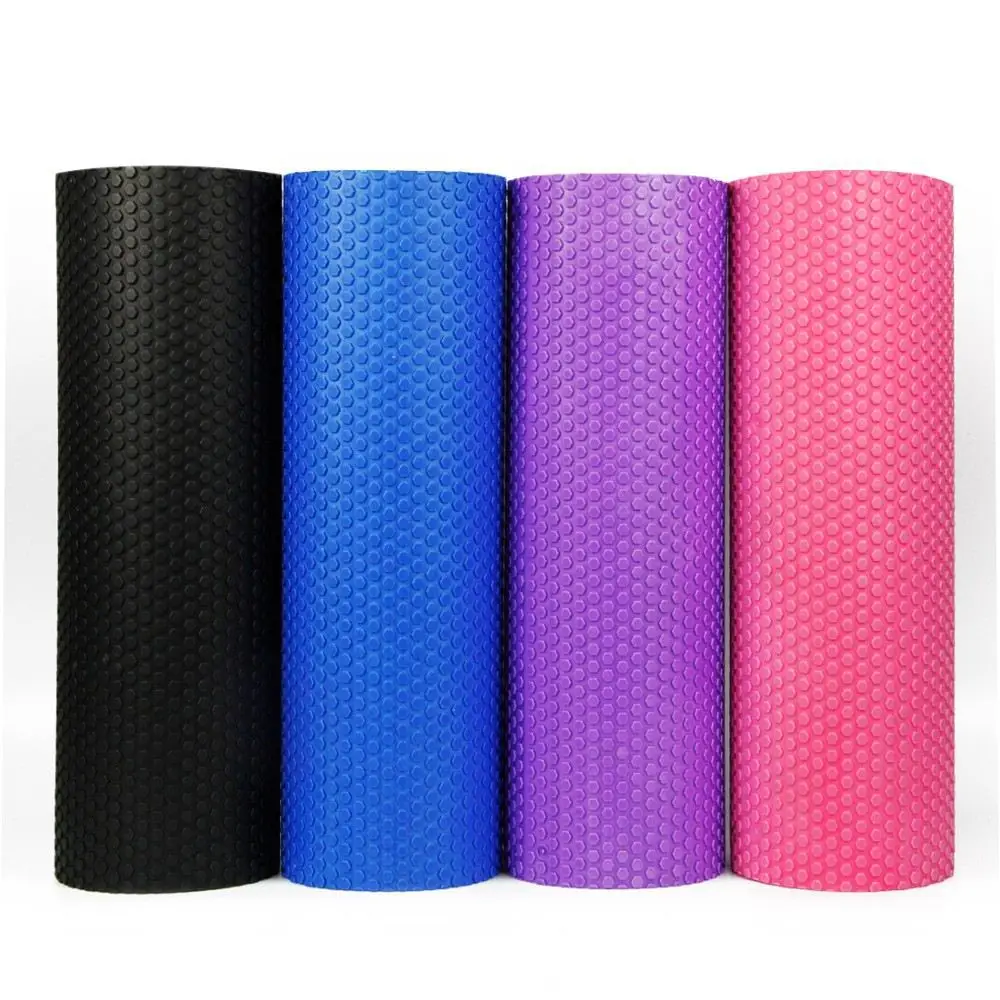 Foam Roller 60 15cm EVA Floating Point Solid Accupoint Massage Fitness Muscle Tissue Yoga Pilates Rollers Blue