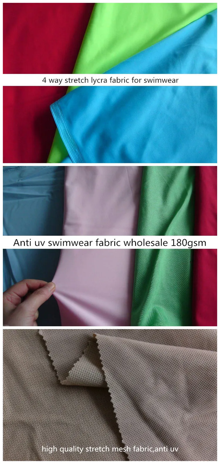Teal Green Poly Lycra 4 Way Stretch Fabric 60/"W Sport Wear Performance Knit