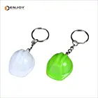 Customized Printed Plastic Helmet Shape Keyring