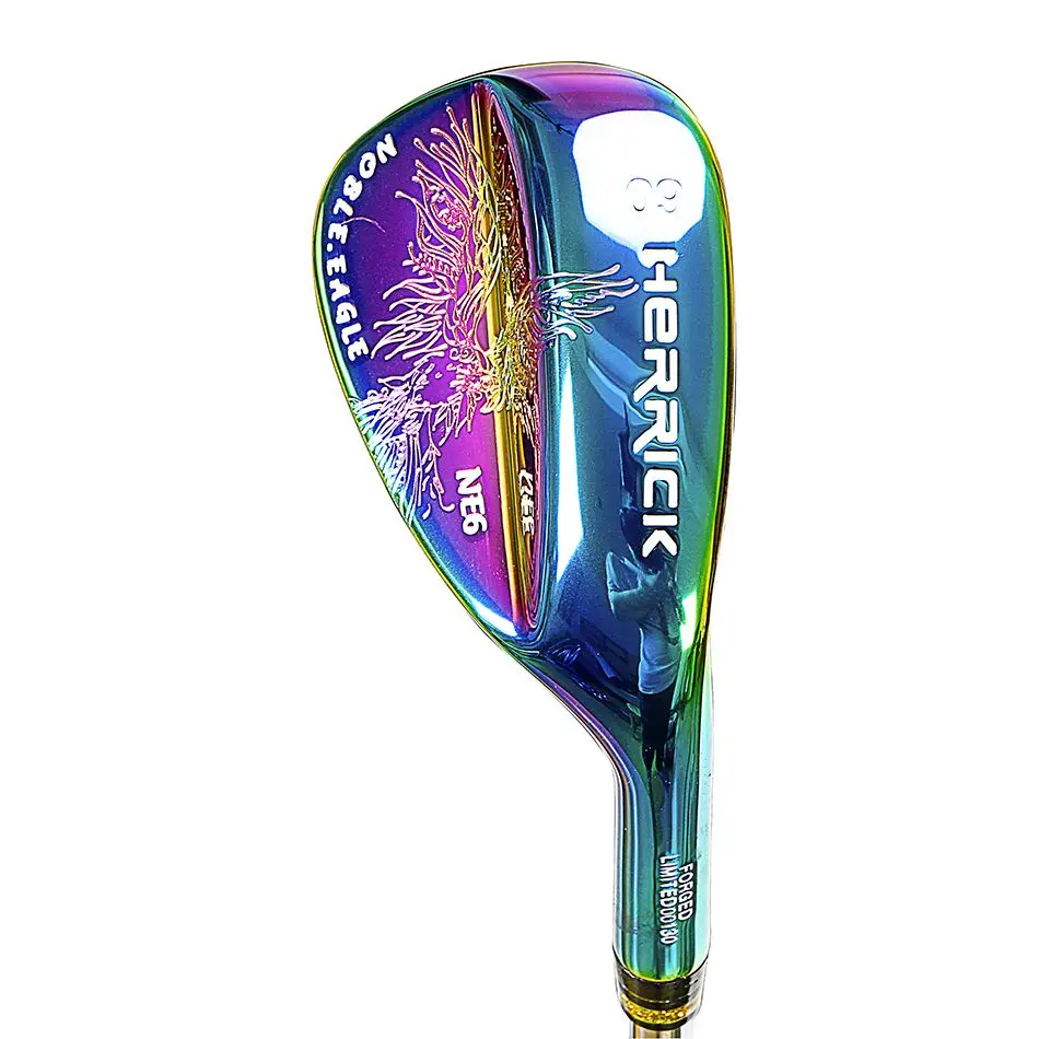 

Right handed unisex Colorful color 50/52/56/58/60 Degree Steel Shaft Reversible spin technique golf clubs wedges