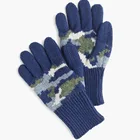 BOY'S 38/33/25/5 VISCOSE/NYLON/WOOL/ALPACA KNITTED GLOVE IN JACQUARD