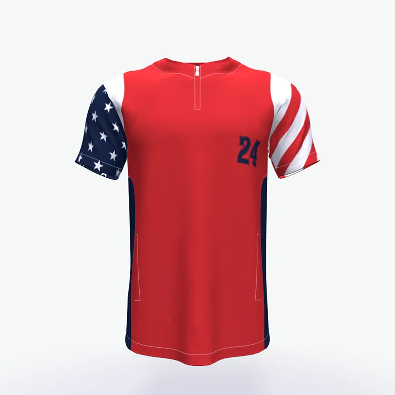 Wholesale USA baseball jersey,American flag baseball jersey custom From  m.