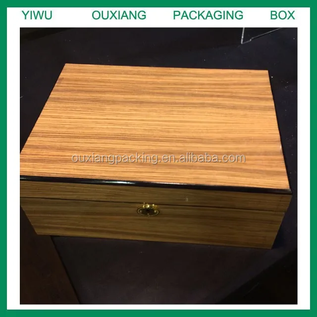 finish hot sale wooden jewelry  box  material    lacquer and