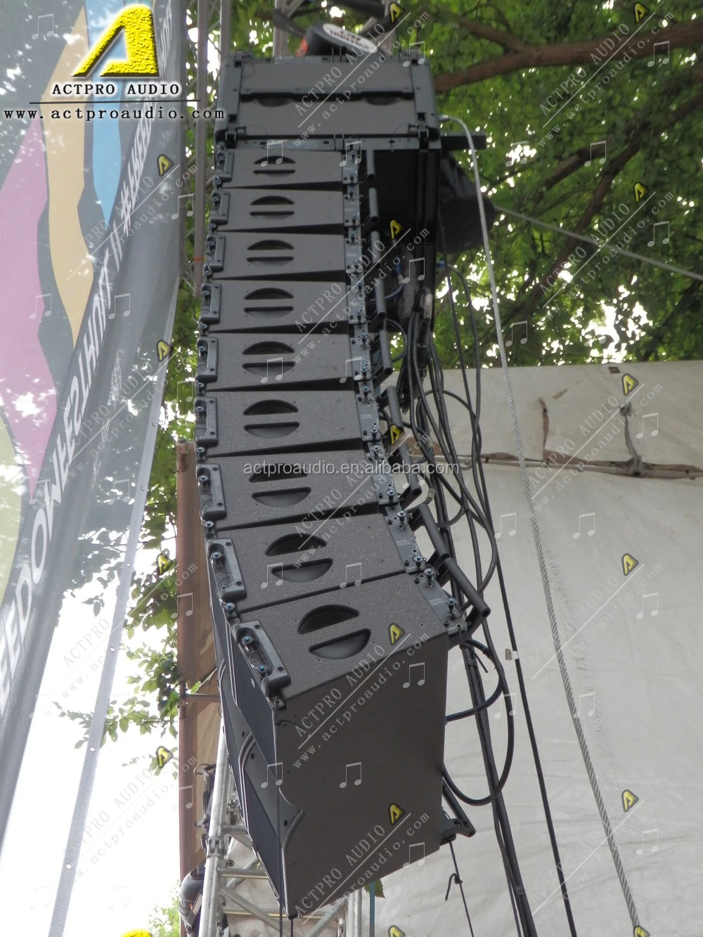 Professional LA line array speaker Kara line array speaker double 8 inch line speaker - ANKUX.COM