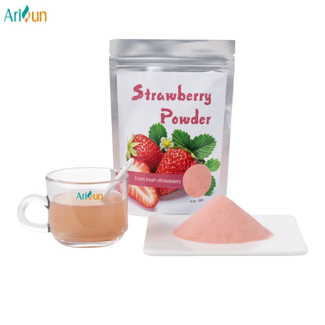 100% pure natural best price strawberry juice powder