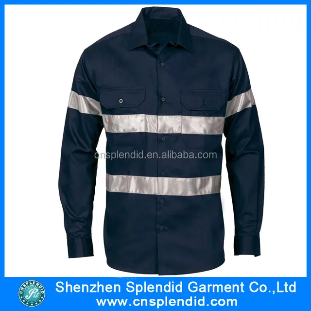 china men black work shirts