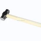 Sledge Hammer Hammer Heavy Duty Oak Wood Handle Sledge Hammer Forged Steel Octagon Hammer Square Head Stoning Masonry Hammer 2LB 3LB 4LB