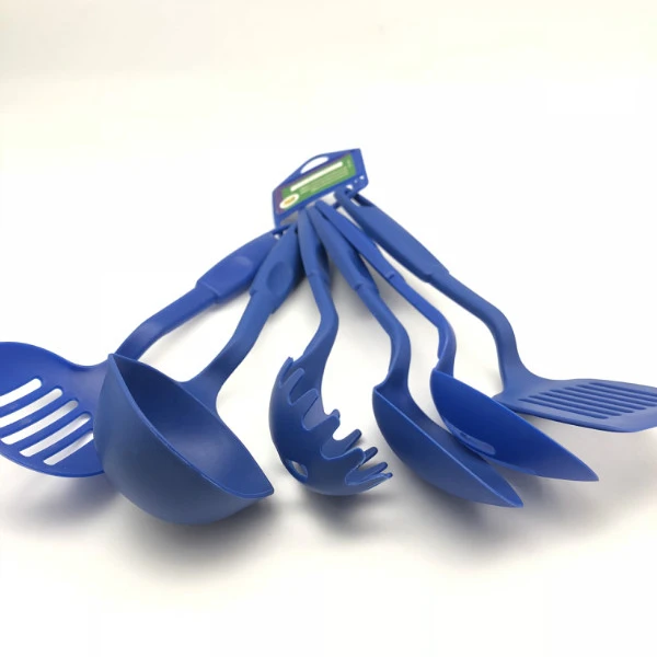 Hot sell cheap price 6pcs nylon kitchen tool set with plastic holder, We can do the color as your request
Hot sell cheap price 6pcs nylon kitchen tool set with plastic holder, We can do the color as your request