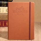 Customized logo A5 pu leather journal notebook,OEM production hard cover pu notebook,plain/ruled/grid student notebook supplier