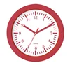 Everything all red plastic wall clock