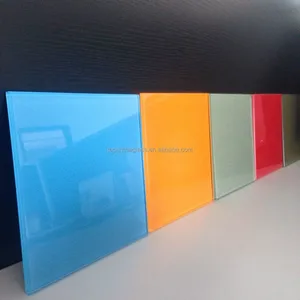 high quality colored back painted tempered glass