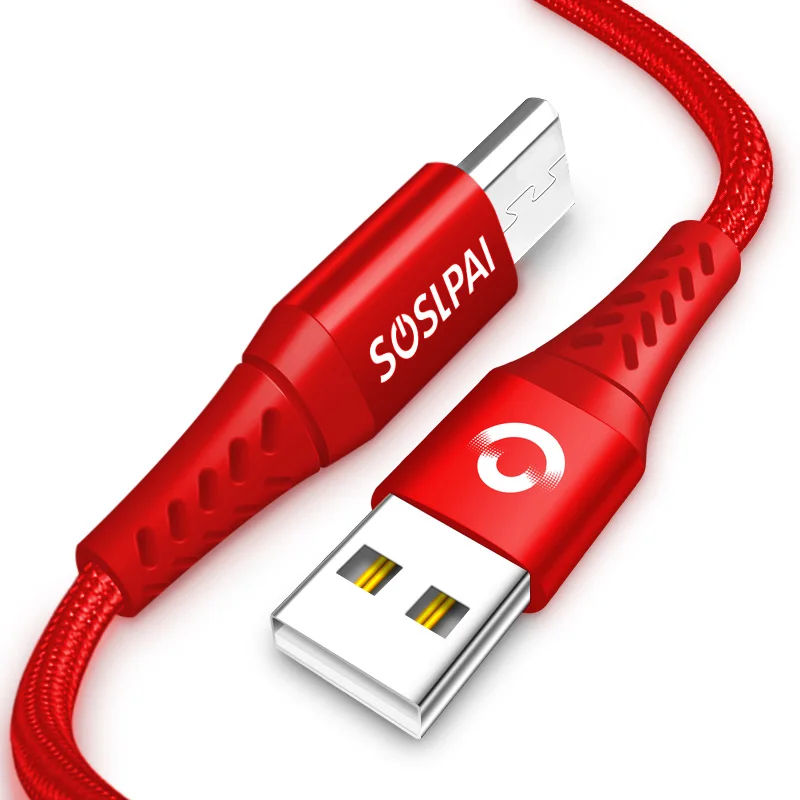 SOSLPAI high quality promotional usb data cable red 3.28ft universal mobile phone data cable V8
SOSLPAI high quality promotional usb data cable red 3.28ft universal mobile phone data cable V8