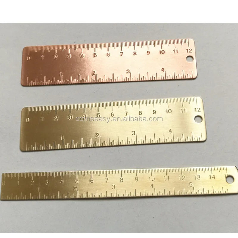 Brass Drafting Ruler