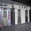 Water pump automatic self cleaning prefab public toilet used for construction site sale