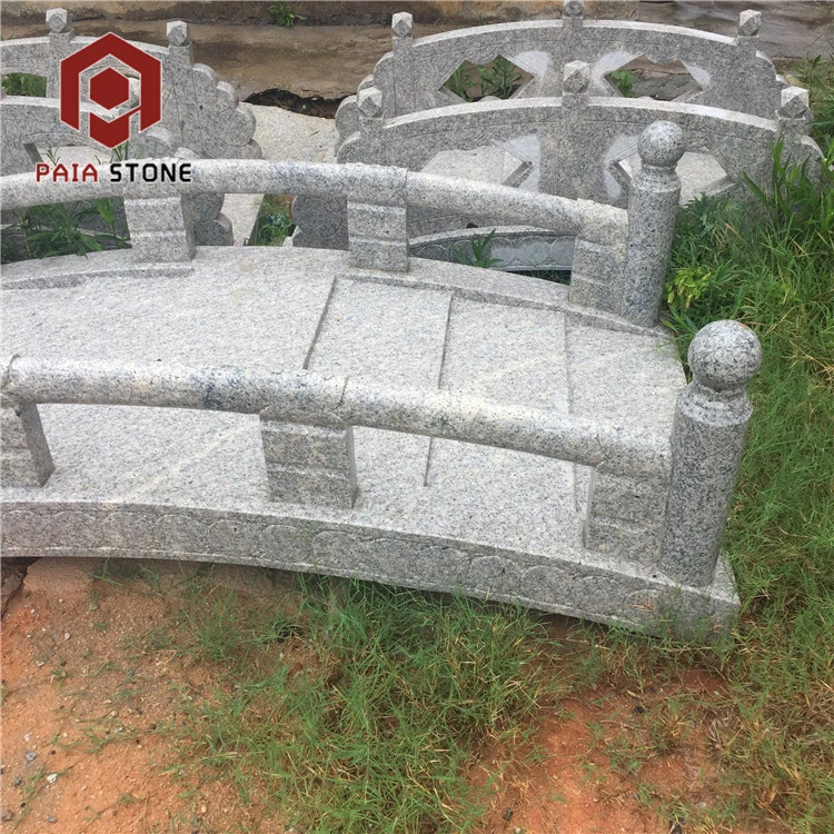 product grey granite stone garden bridge-1