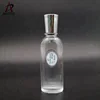 custom made luxury glass bottle 60ml oval perfume bottle stickers atomizer
