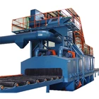 steel Q69 roller conveyor used shot blasting machine/shot blaster for sale