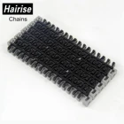 Hairise 1100 Series Plastic Conveyor Modular Belt with Surface Rubber