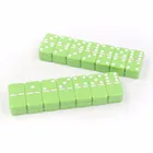 Domino Dominoes 28 Spinner Domino Set Custom 28 Green Jumbo New Game Set