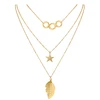 Xuping fashion 18k gold gemstone stone jewelry chain necklace, new designs jewellery pendant choker necklace