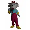 Hot sale easy wear animal cosplay wolf costume good visual adult wolf costume